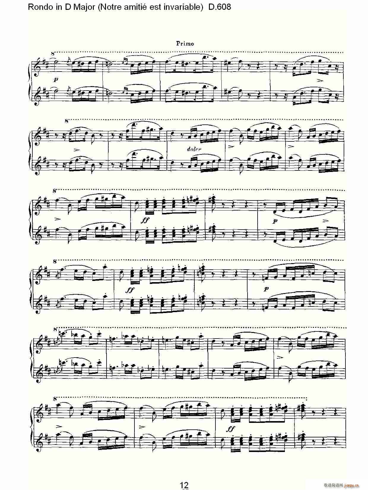 Rondo in D Major(ʮ�ּ�����)12