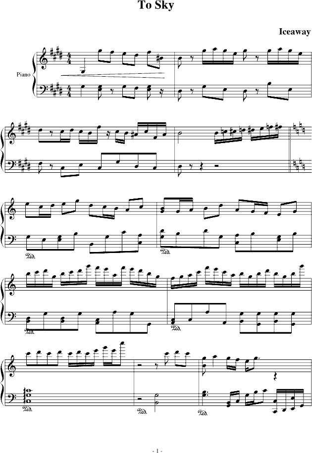 To Sky(����V)1