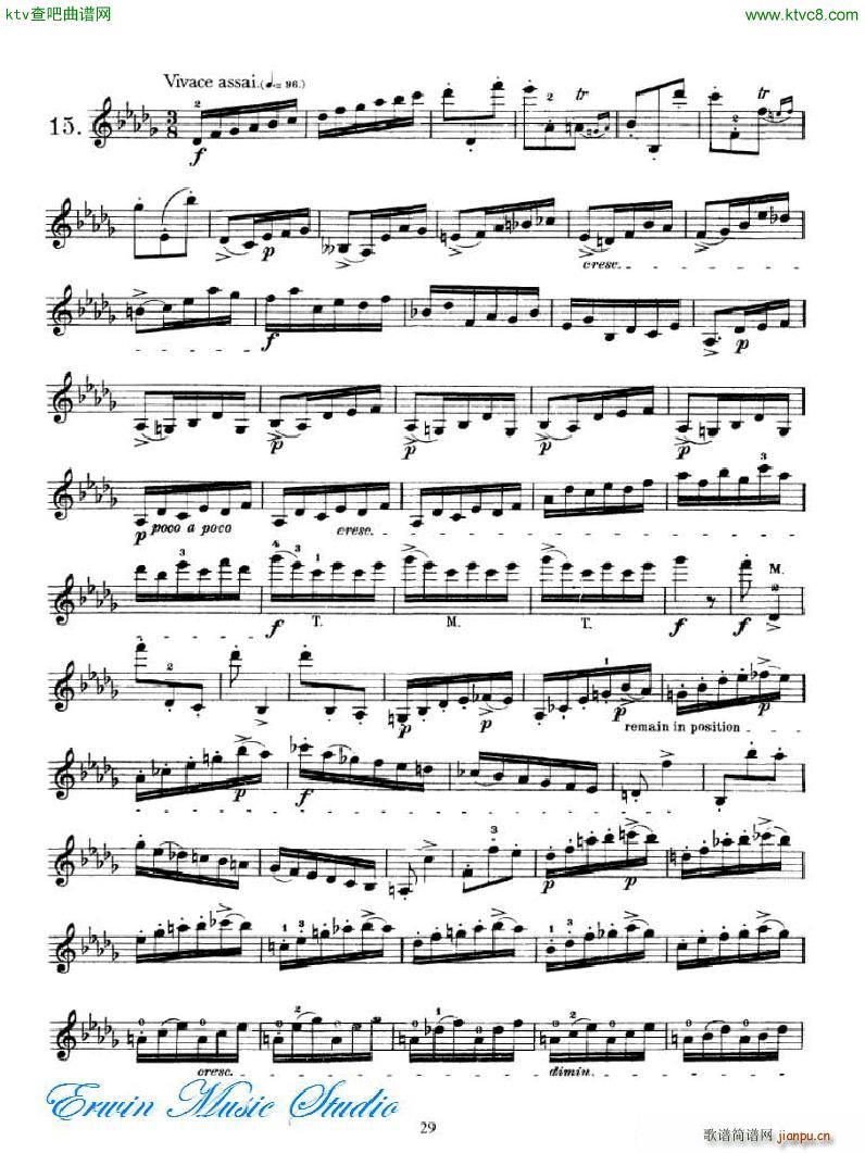 �_�� 24���S����Pierre Rode 24 Caprices 18 34(ʮ�ּ�����)12