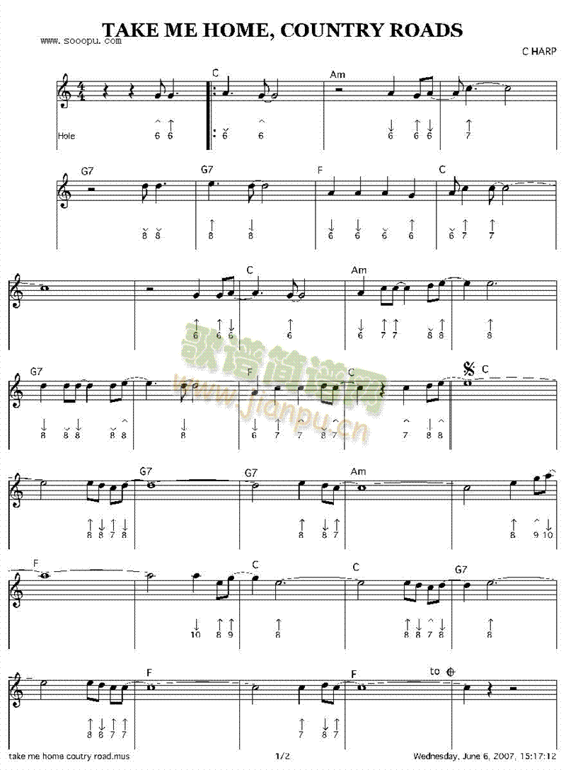 takemehome,countryroads�����V(������(l�� )�V)1