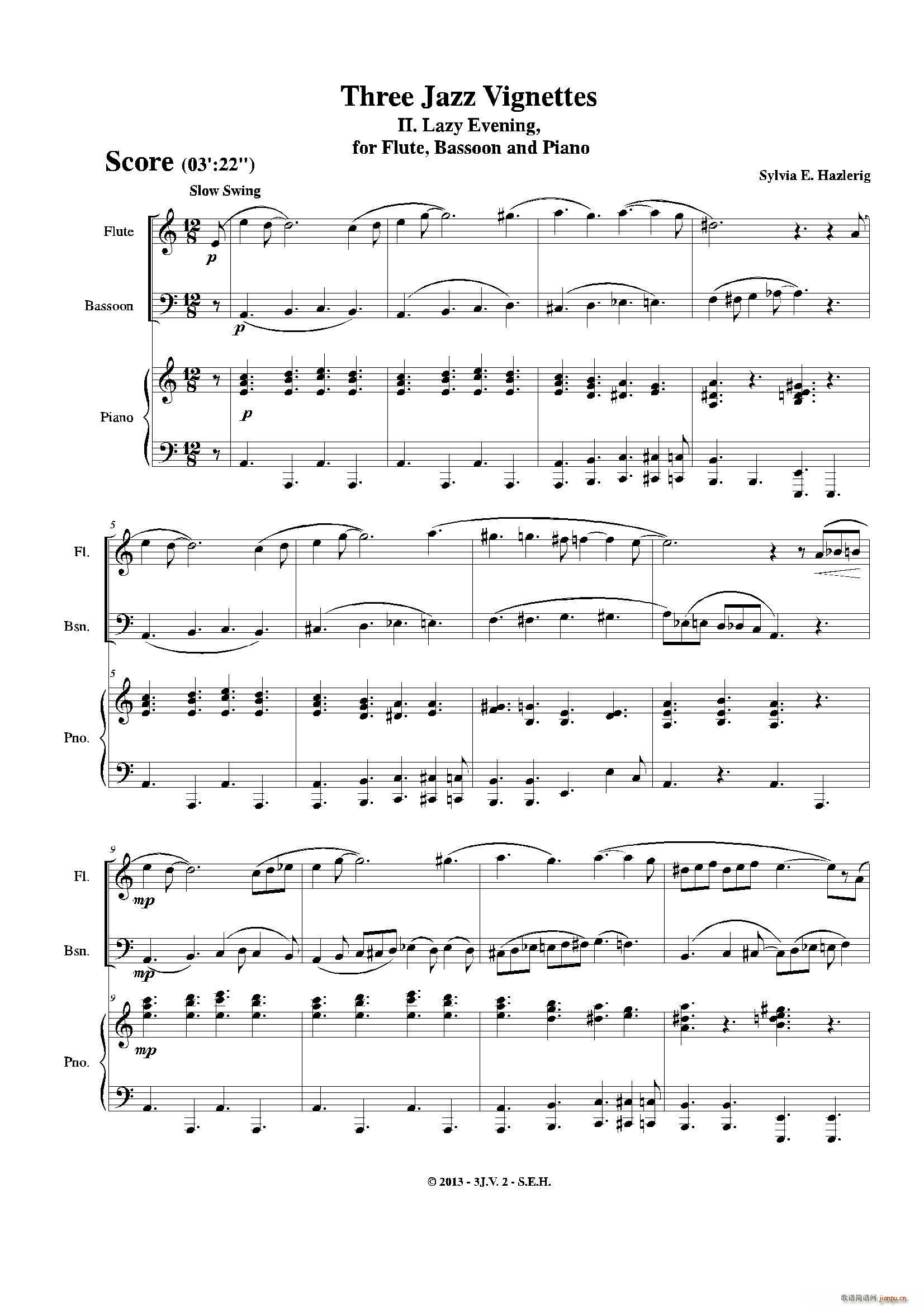 Three jazz vignettes �ڶ���(l�� )�� �L(ch��ng)�Ѱ������������(����V)1