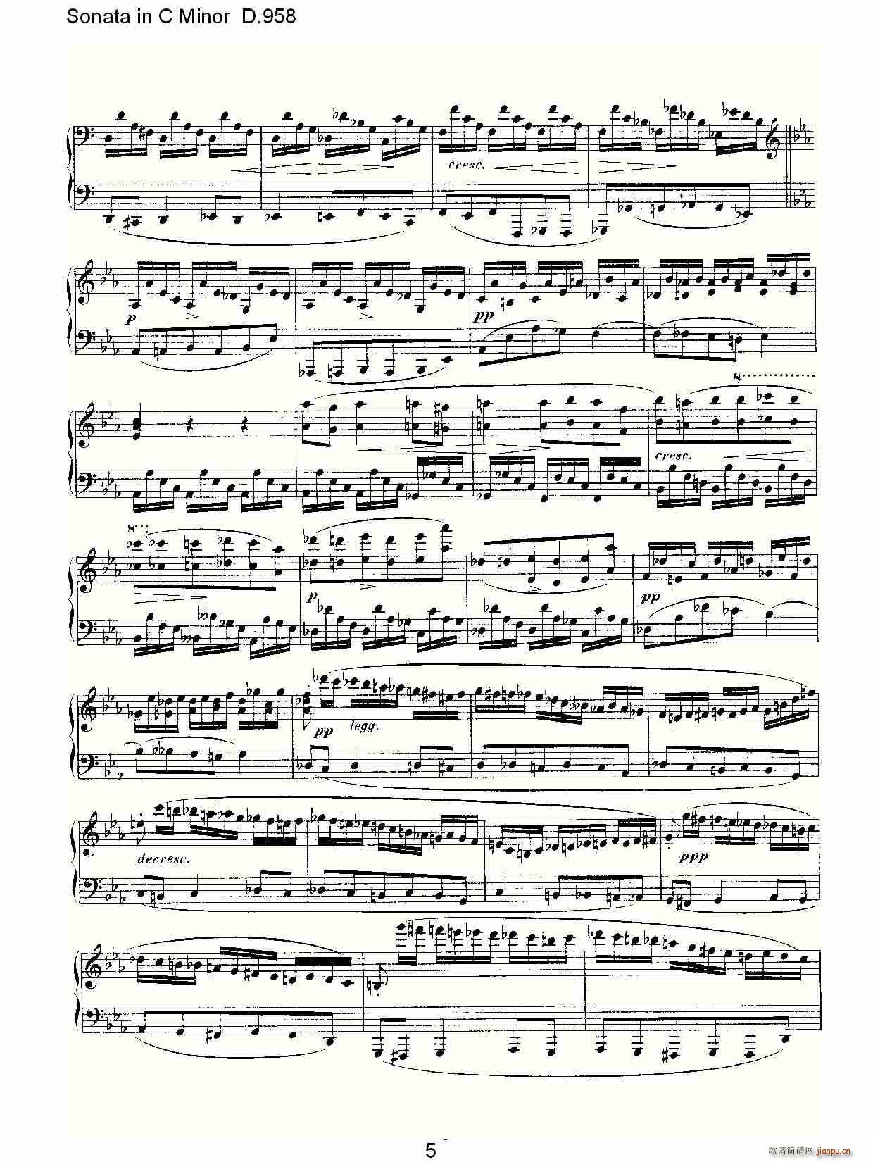 Sonata in C Minor D.958(ʮ�ּ�����)5