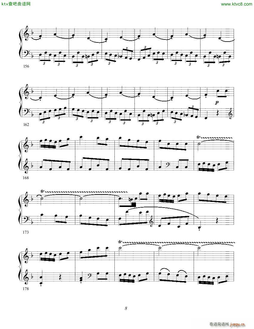 Clementi op 1a No 1 Sonate F major(����V)8