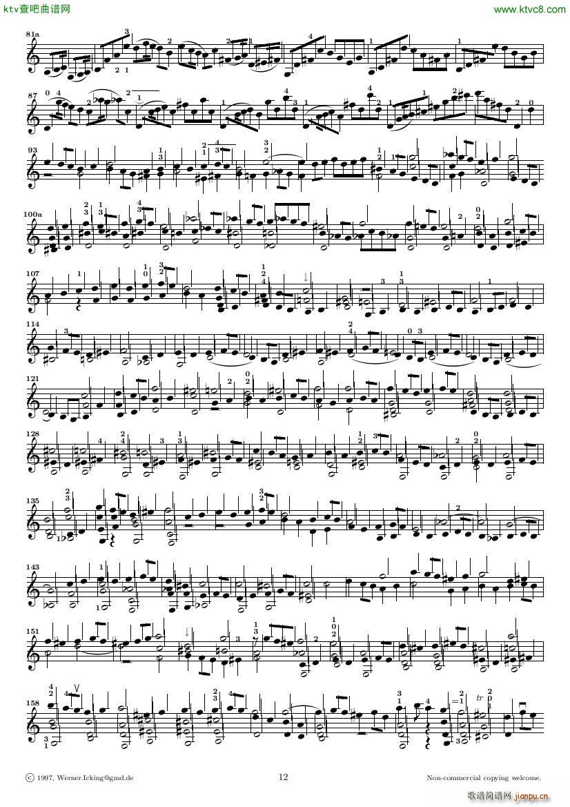 Bach JS BWV 1005 Sonata for Solo Violin in C(����V)12