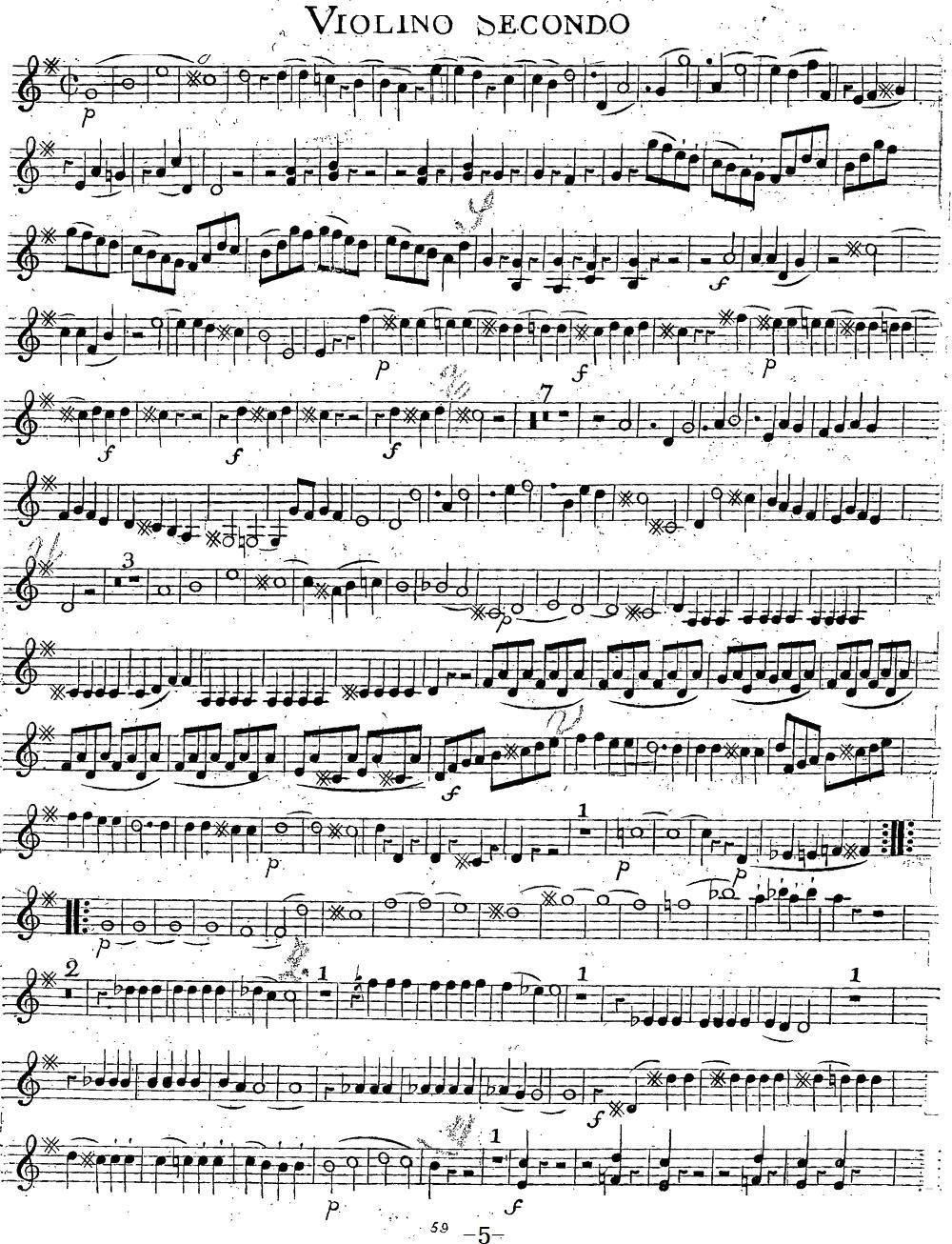 Mozart Quartet No 14 in G Major K 387 Violin 2(ʮ�ּ�����)5