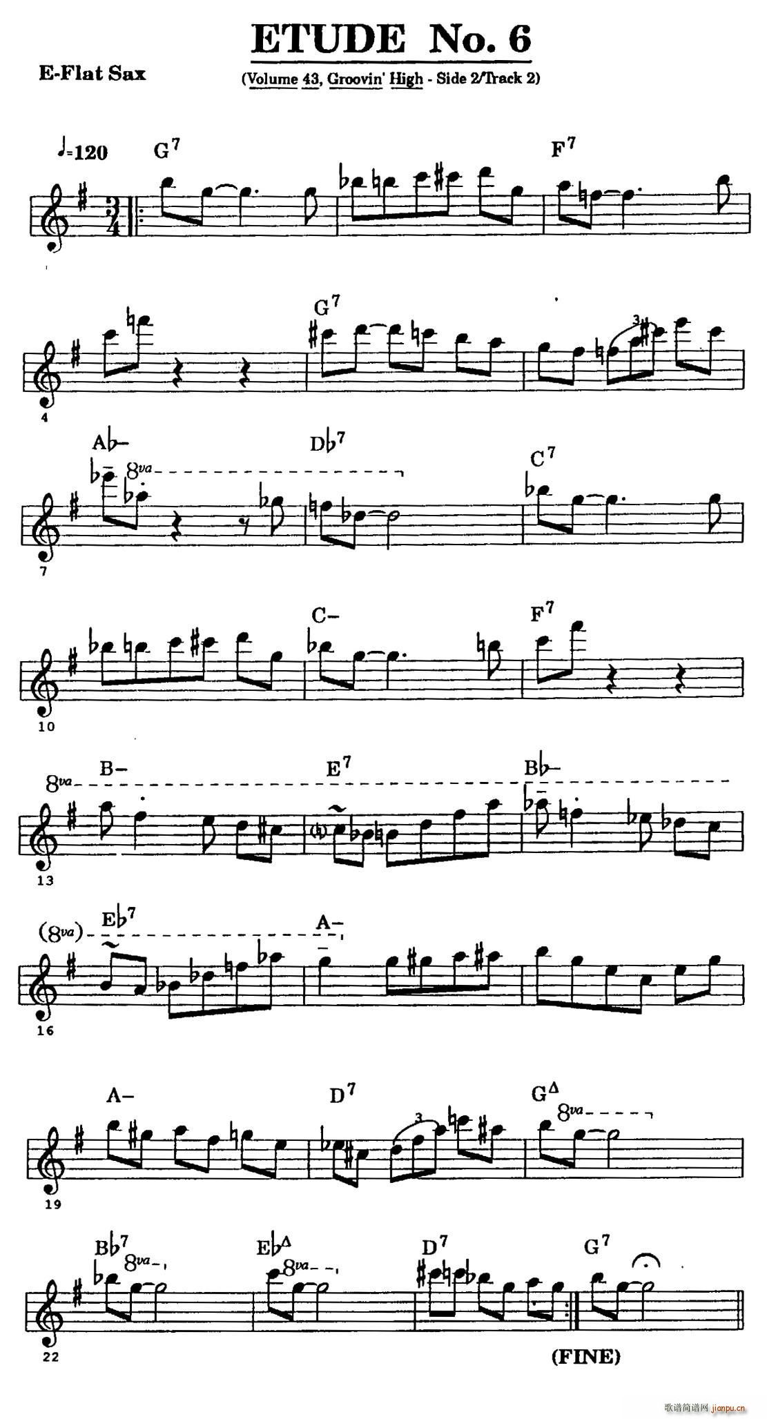 ETUDE No 6 �����_��˹����������(ʮ�ּ�����)1