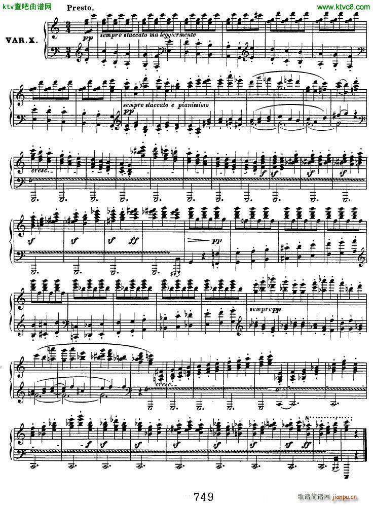 Beethoven op 120 Diabelli Variations(����V)9
