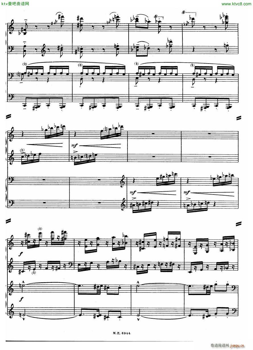 Auric Partita for two pianos(����V)14
