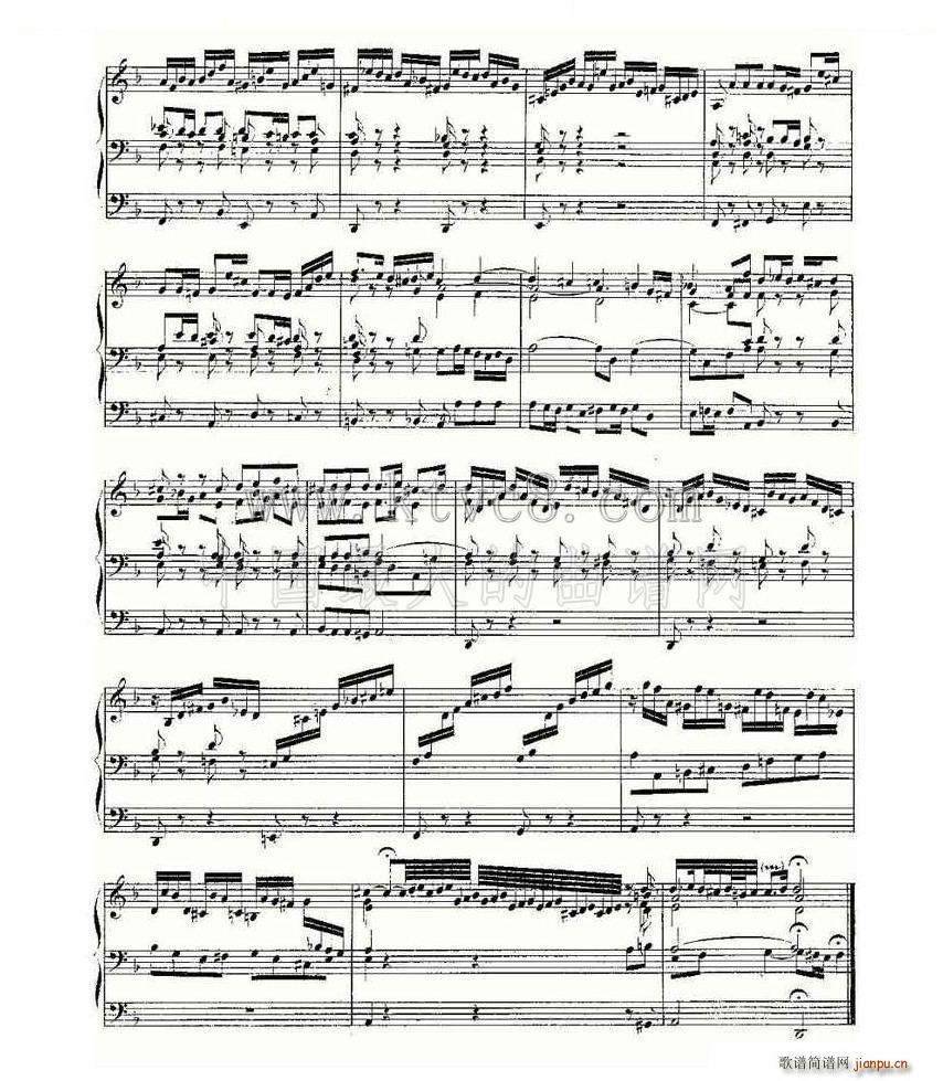 Prelude and Fugue in D Minor BWV 539 ���L(f��ng)���V(ʮ�ּ�����)6