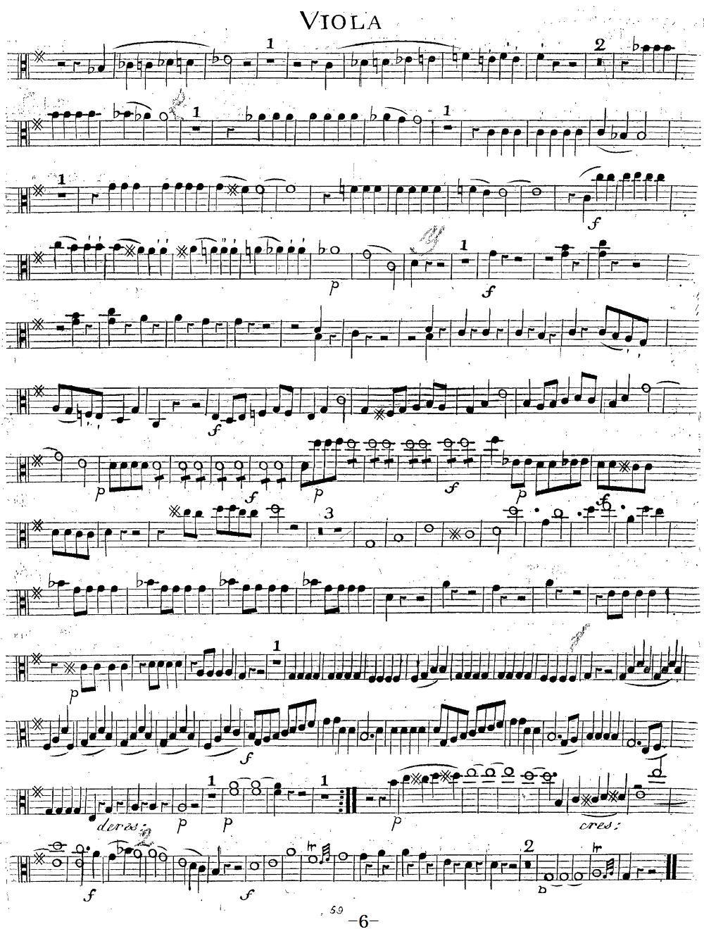 Mozart Quartet No 14 in G Major K 387 Viola(ʮ�ּ�����)6