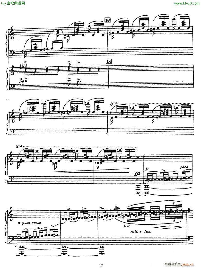 Rhapsody in Blue in Bb major Duet(����V)17