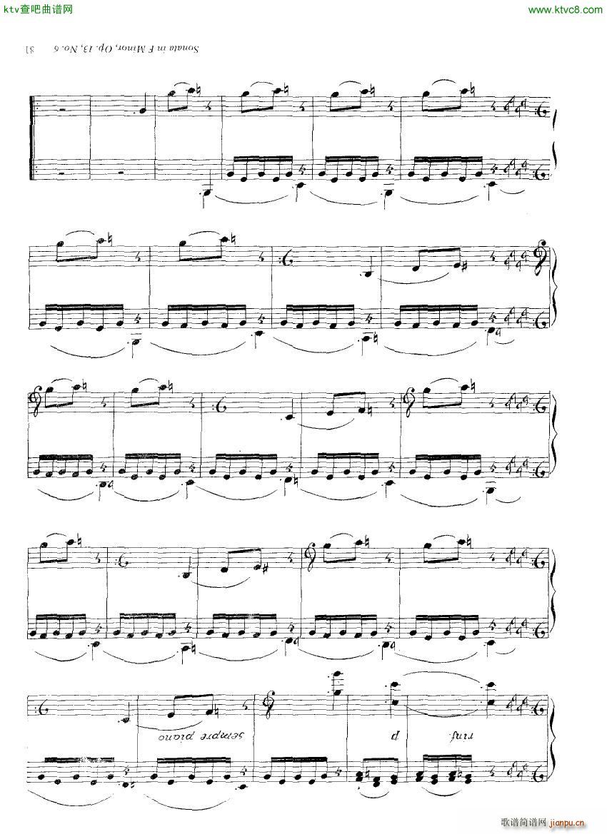 Clementi 13 6 Sonata Fminor 2 2(����V)11