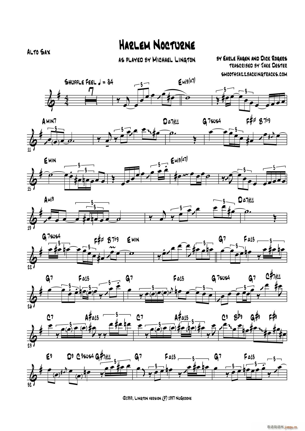 Harlem Nocturne �����_��˹(ʮ�ּ�����)1