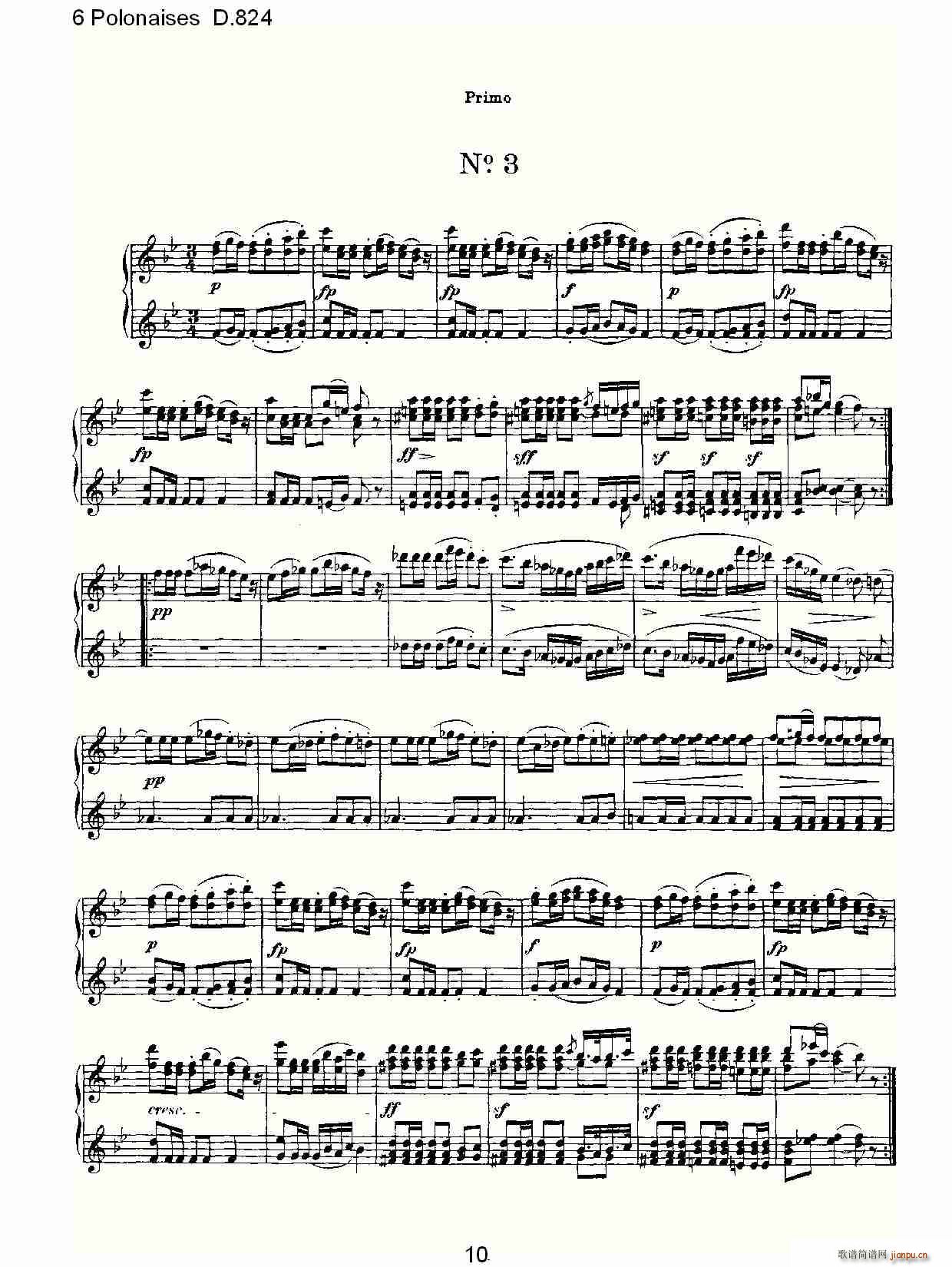 6 Polonaises D.824(ʮ�ּ�����)10