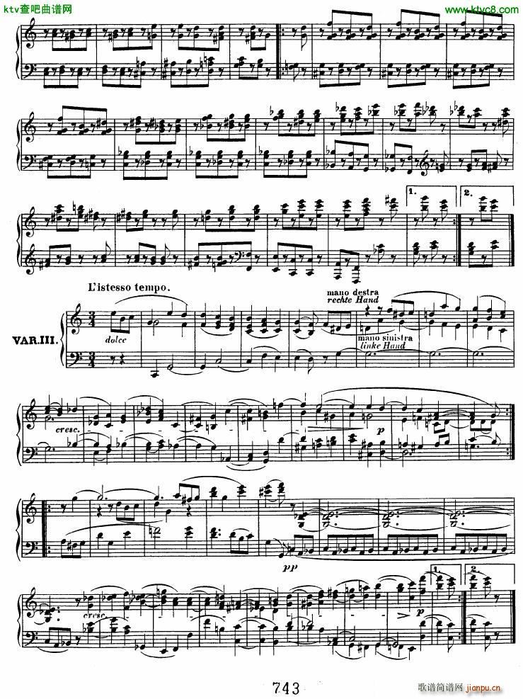 Beethoven op 120 Diabelli Variations(����V)3