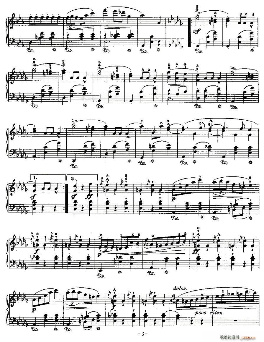 Grande valse brillante��Op.18,No.1(ʮ�ּ�����)3