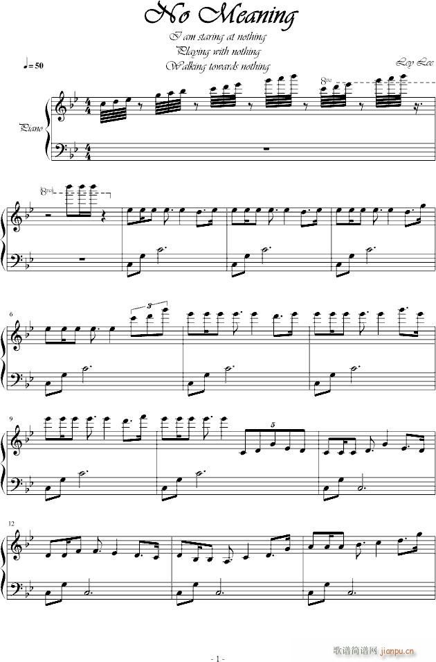 No Meaning(����V)1