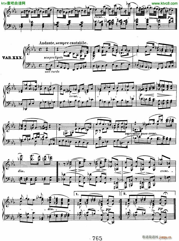 Beethoven op 120 Diabelli Variations(����V)25