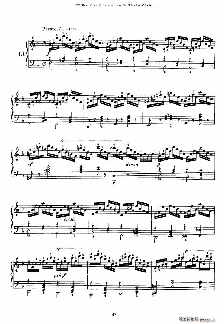 Czerny op 226 Fantasie f Moll 4H(����V)37