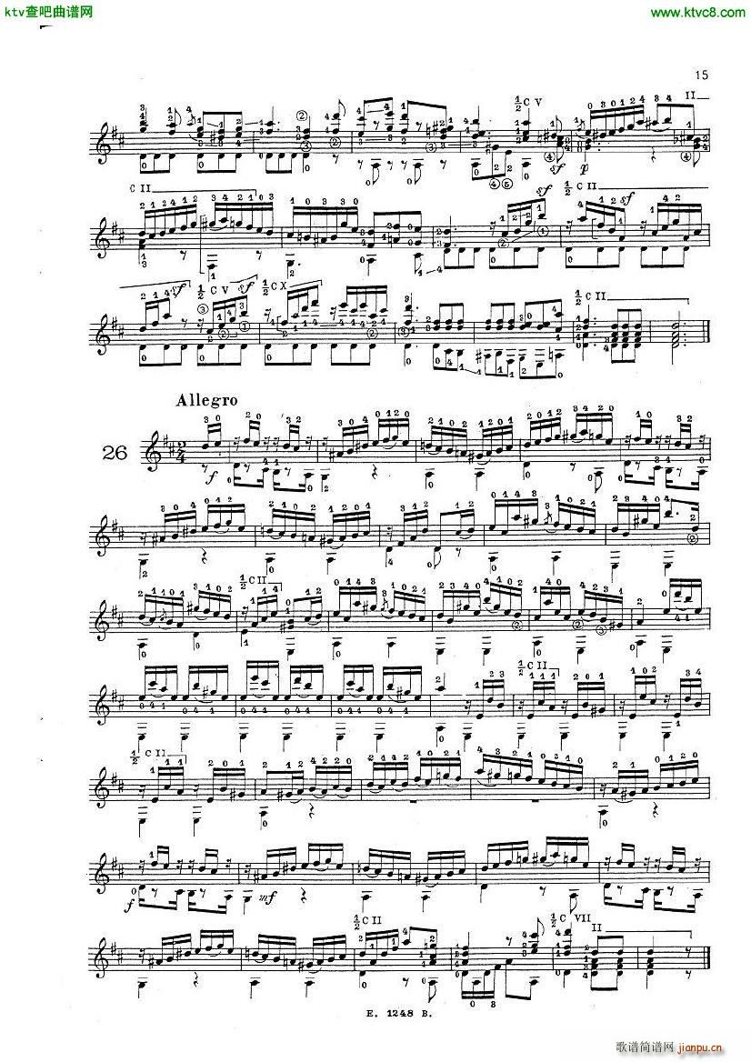 Mauro Giuliani Le Papillon op 50(����V)13