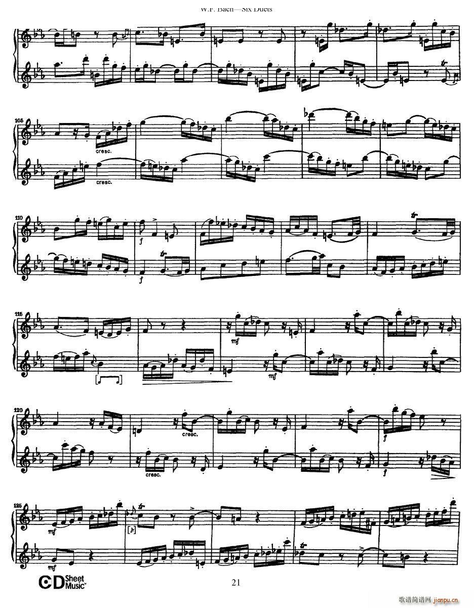 Six Duets 6�׶����� 3(���V)8