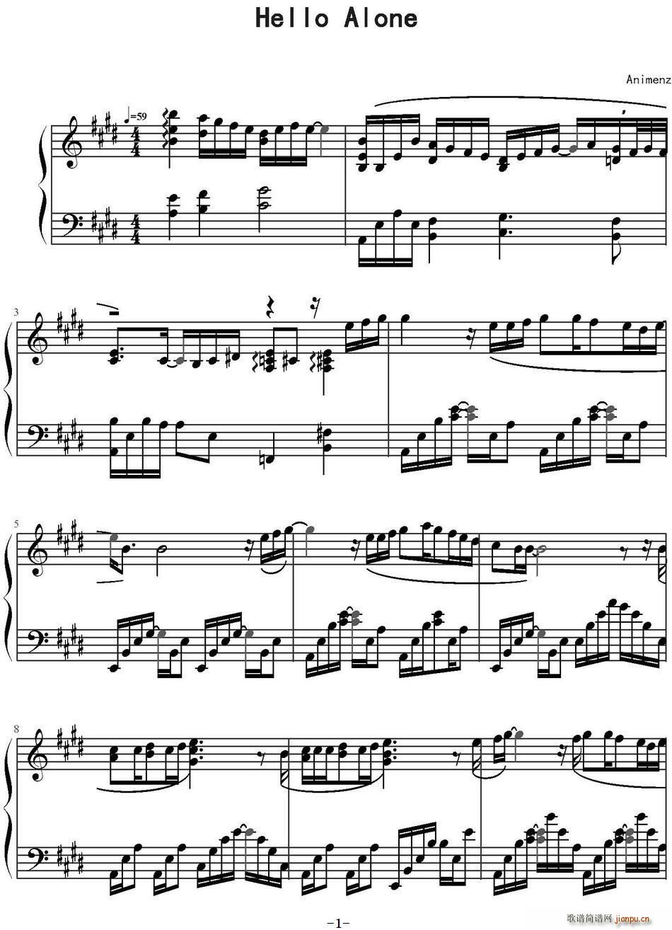 Hello Alone(ʮ�ּ�����)1