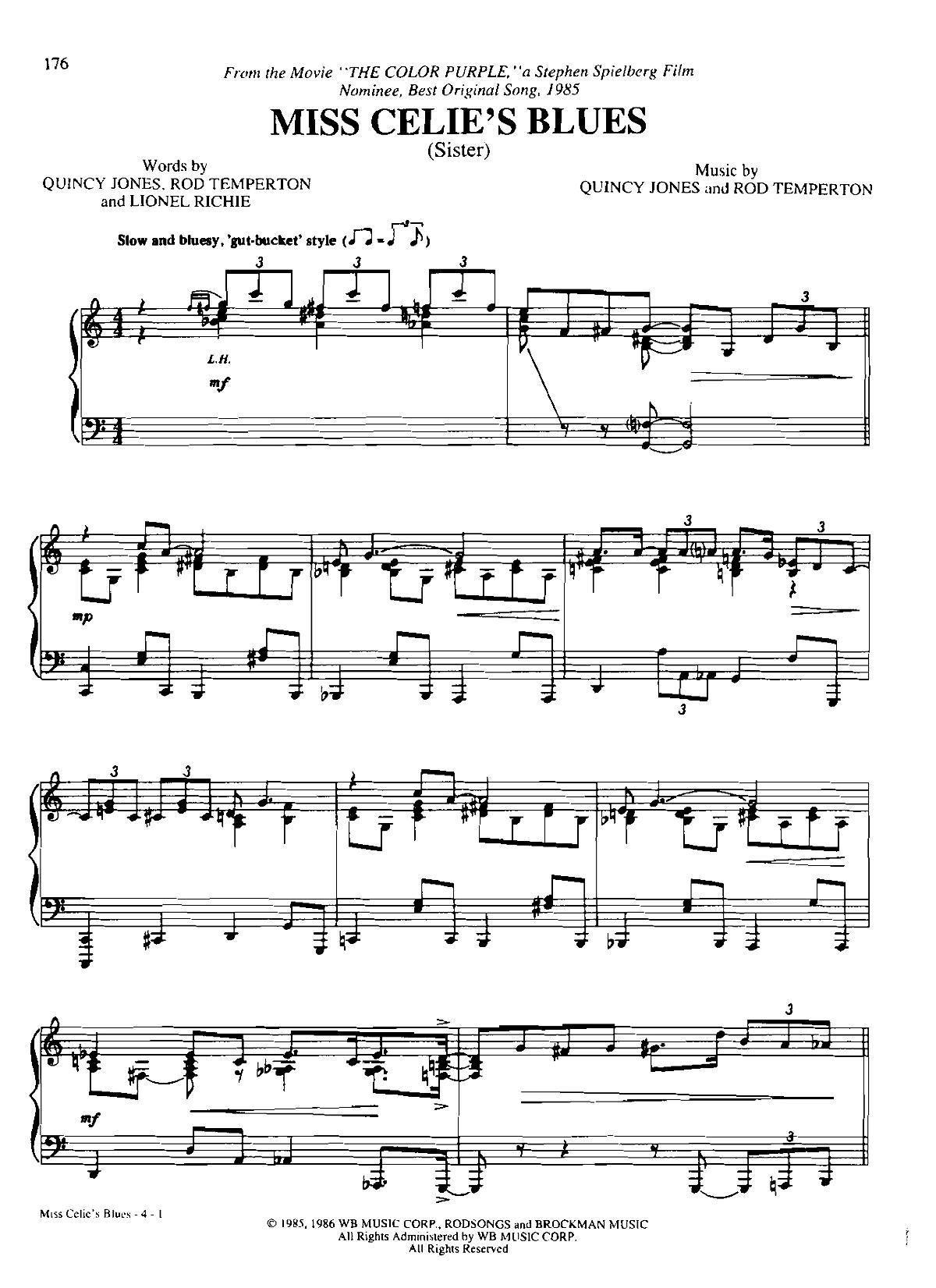 MISS CELIE S BLUES Dan Coates �������{ ��(����V)1