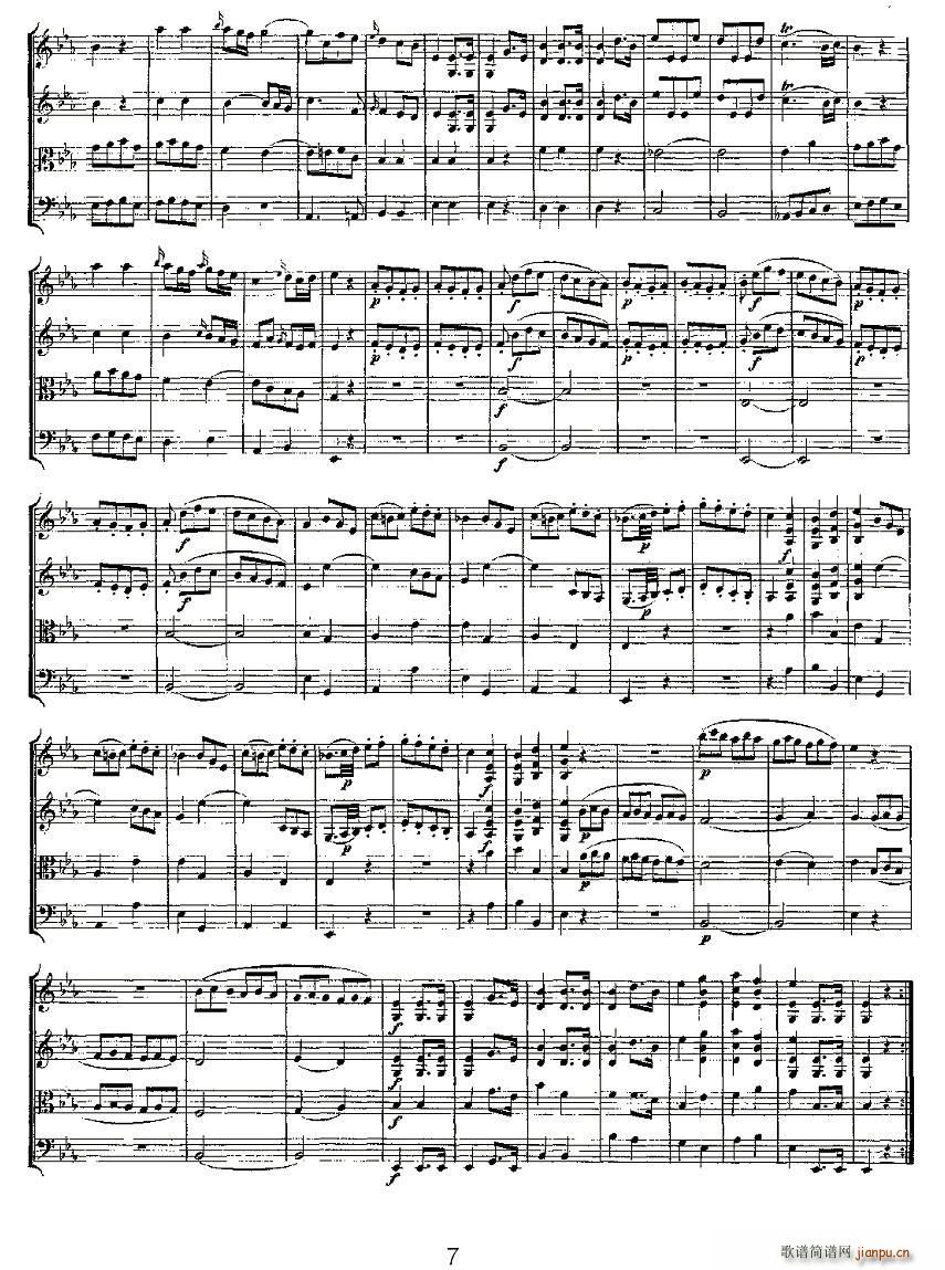 Quartet No 7 in Eb Major K 160 ��E���{�����Ҙ�(l�� )������(���V)7