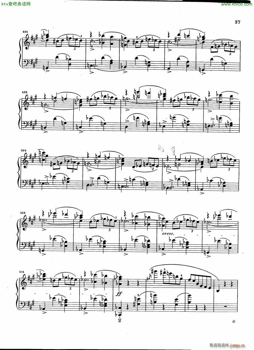 Chopin Scherzo B flat minor Henle(����V)8