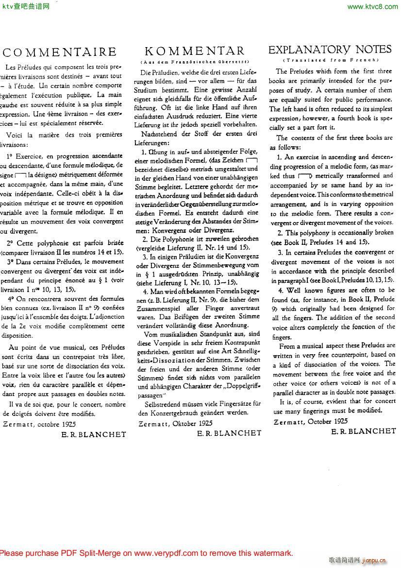 Blanchet Op 41 64 Preludes ��(����V)9