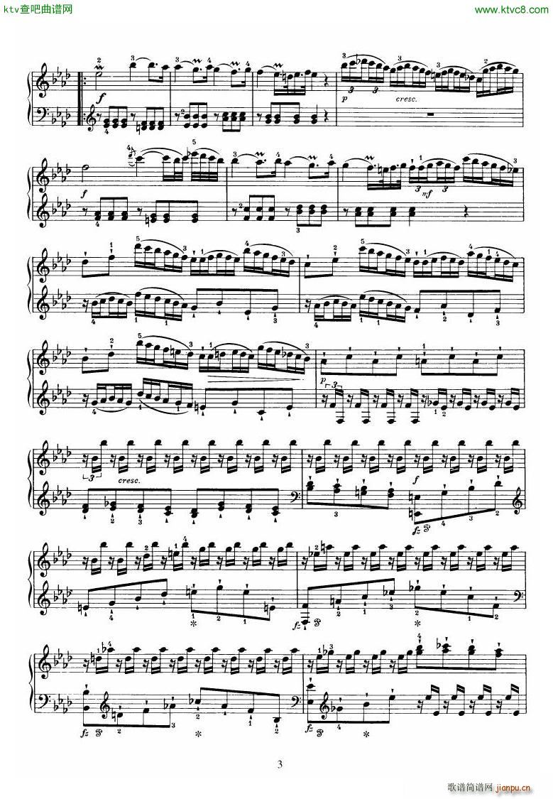 Piano Sonata No 46 in Ab(����V)3