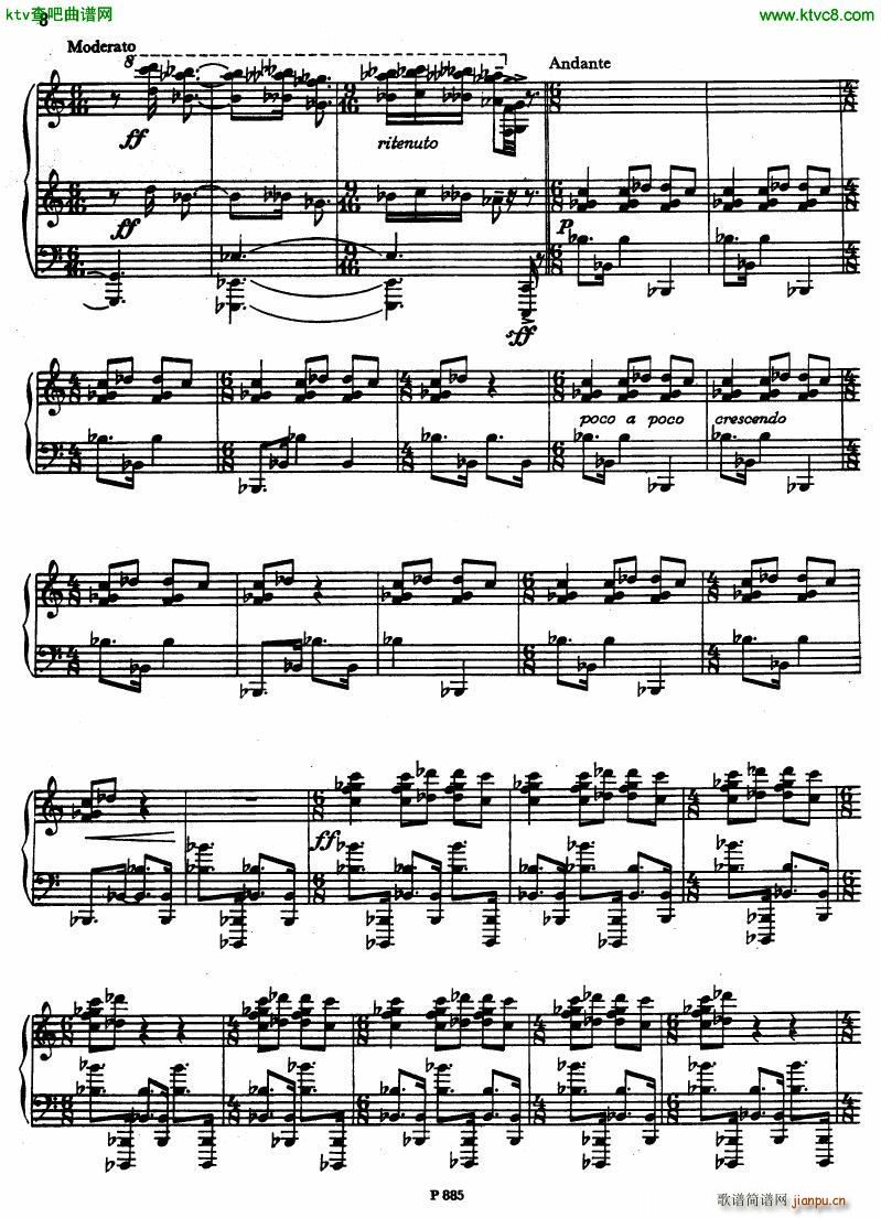 Fiser piano sonata no 4(����V)6