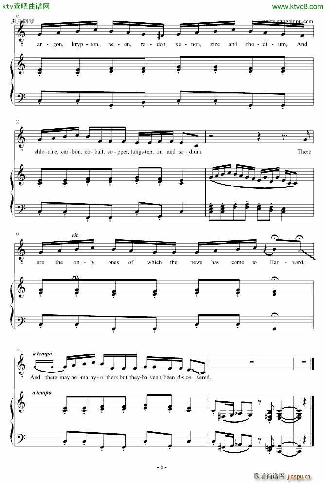 The Element Song Ԫ�����ڱ�֮��(����V)6