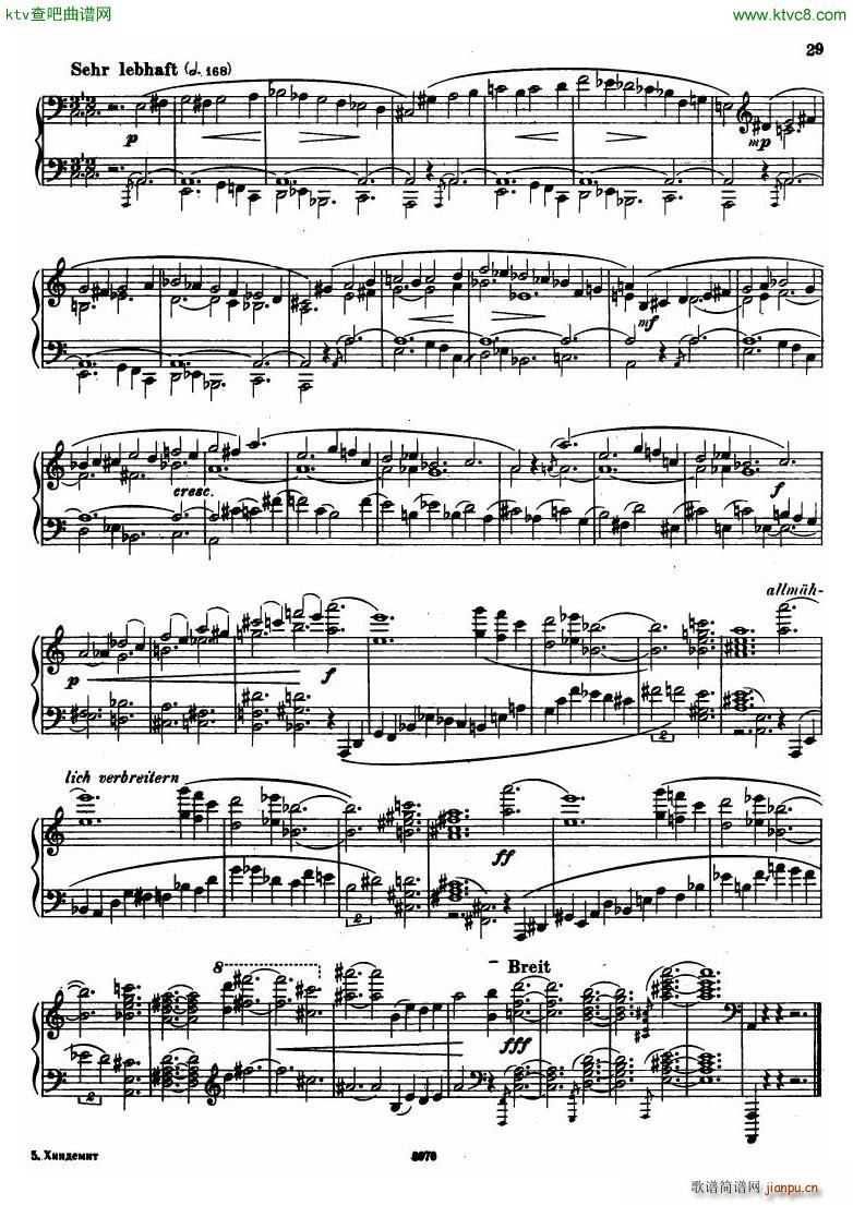 Hindemith Sonata No 1(����V)27