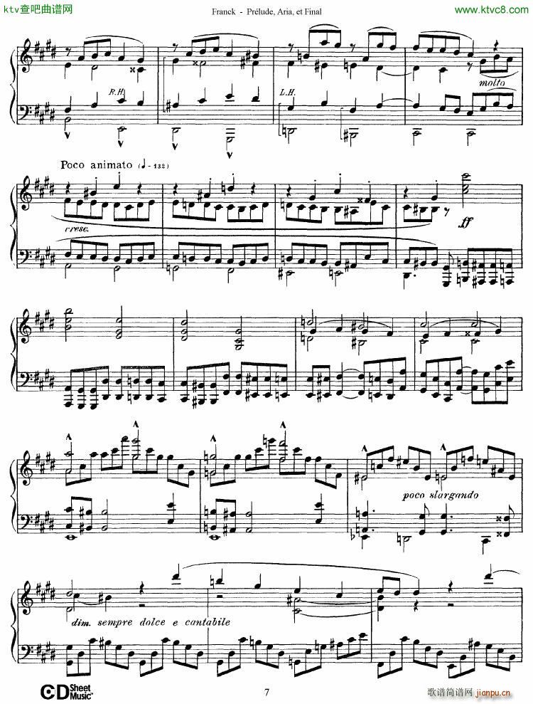 Franck Pr��lude Aria et Final(����V)7