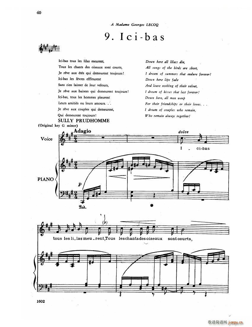 Faure 30 Songs һ 30 Songs һ(ʮ�ּ�����)39