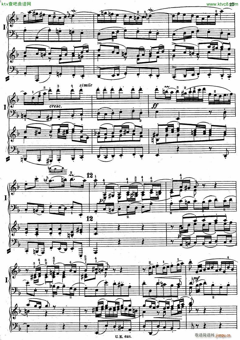 Bach JS BWV 1052 Keyboard Concerto in d ed R ntgen(����V)28