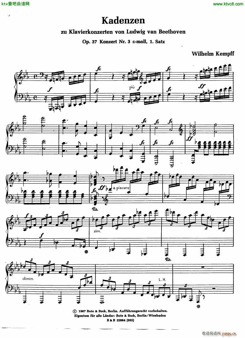 Kempff Beethoven Kadenzen(����V)11