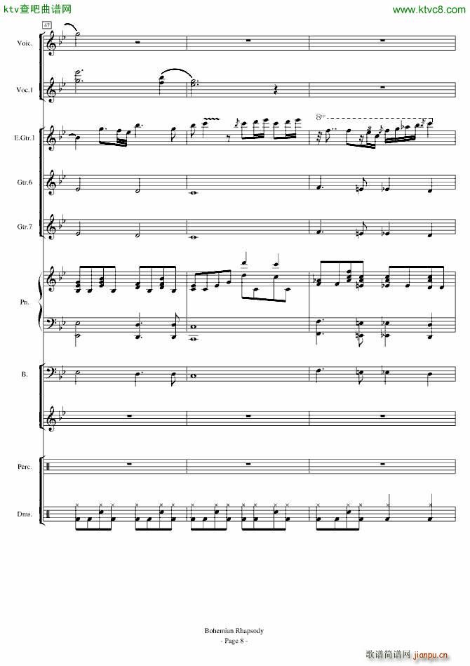 Bohemian Rhapsody �����ׁ�������(����V)8