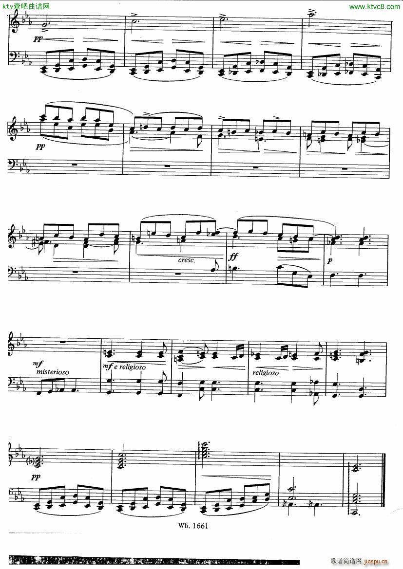 Busoni Suite Campestre for Piano(����V)14