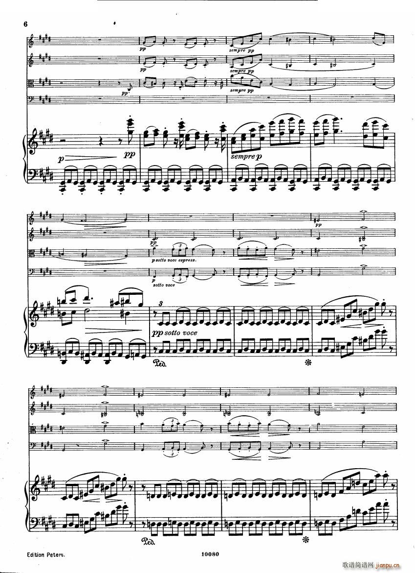 Brahms op 34 Piano Quintet f minor score һ(����V)5