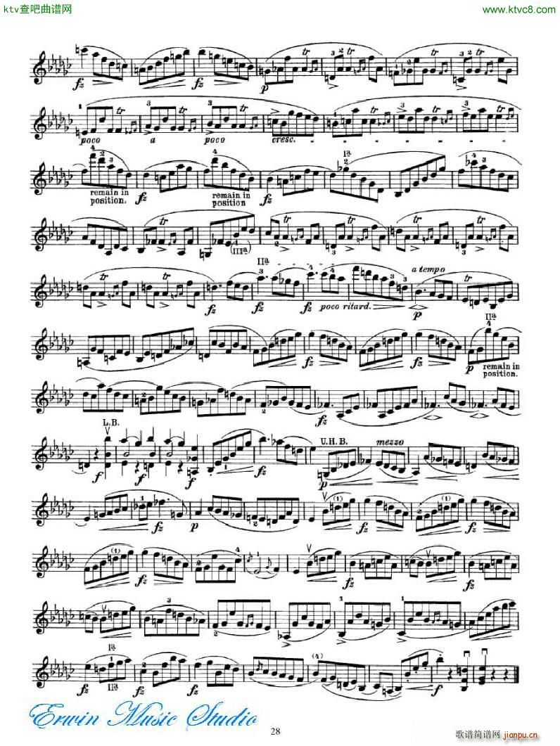 �_�� 24���S����Pierre Rode 24 Caprices 18 34(ʮ�ּ�����)11