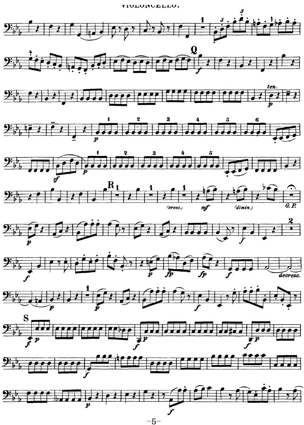 Mozart Quartet No 16 in Eb Major K 428 Cello(ʮ�ּ�����)5