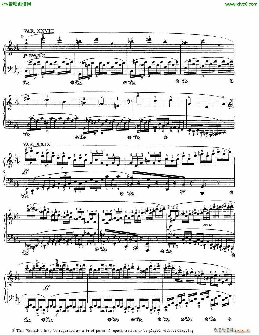 Beethoven WoO 80 32 Variations in C Minor(����V)15