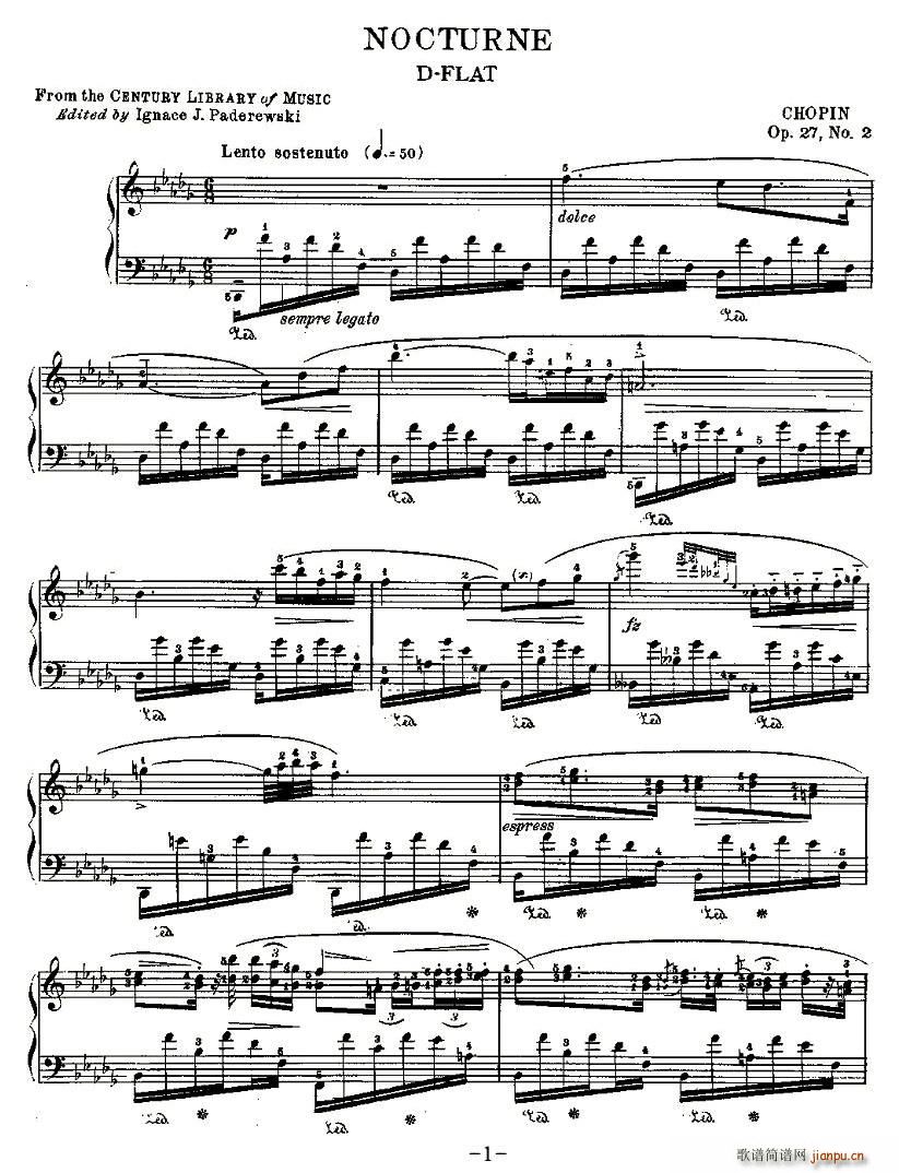 ��D���{ҹ��Op.27��2(ʮ�ּ�����)1