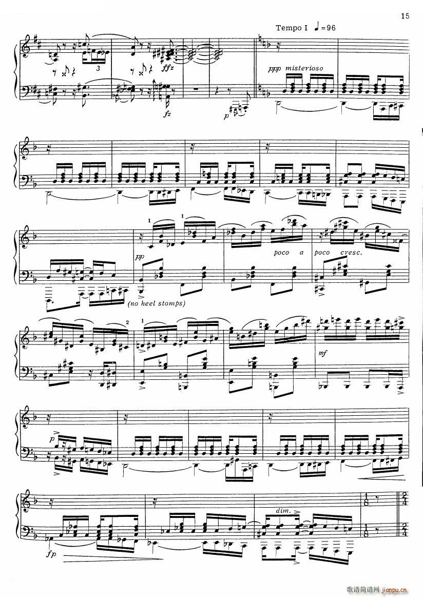 Garden of Eden 4 Rags for Piano(����V)16