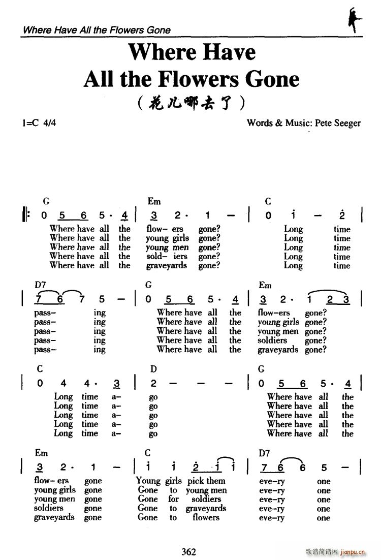 Where Have All the Flowers Gone ������ȥ��(ʮ�ּ�����)1