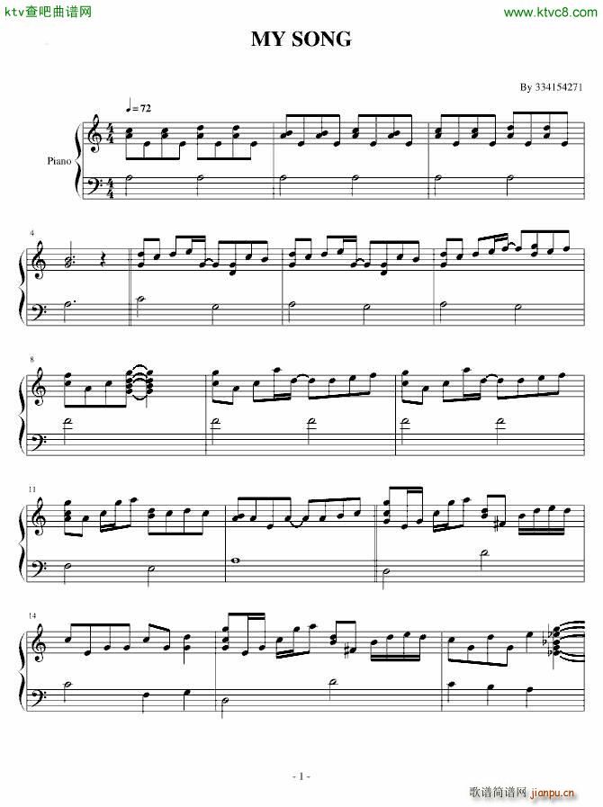 My Song(����V)1