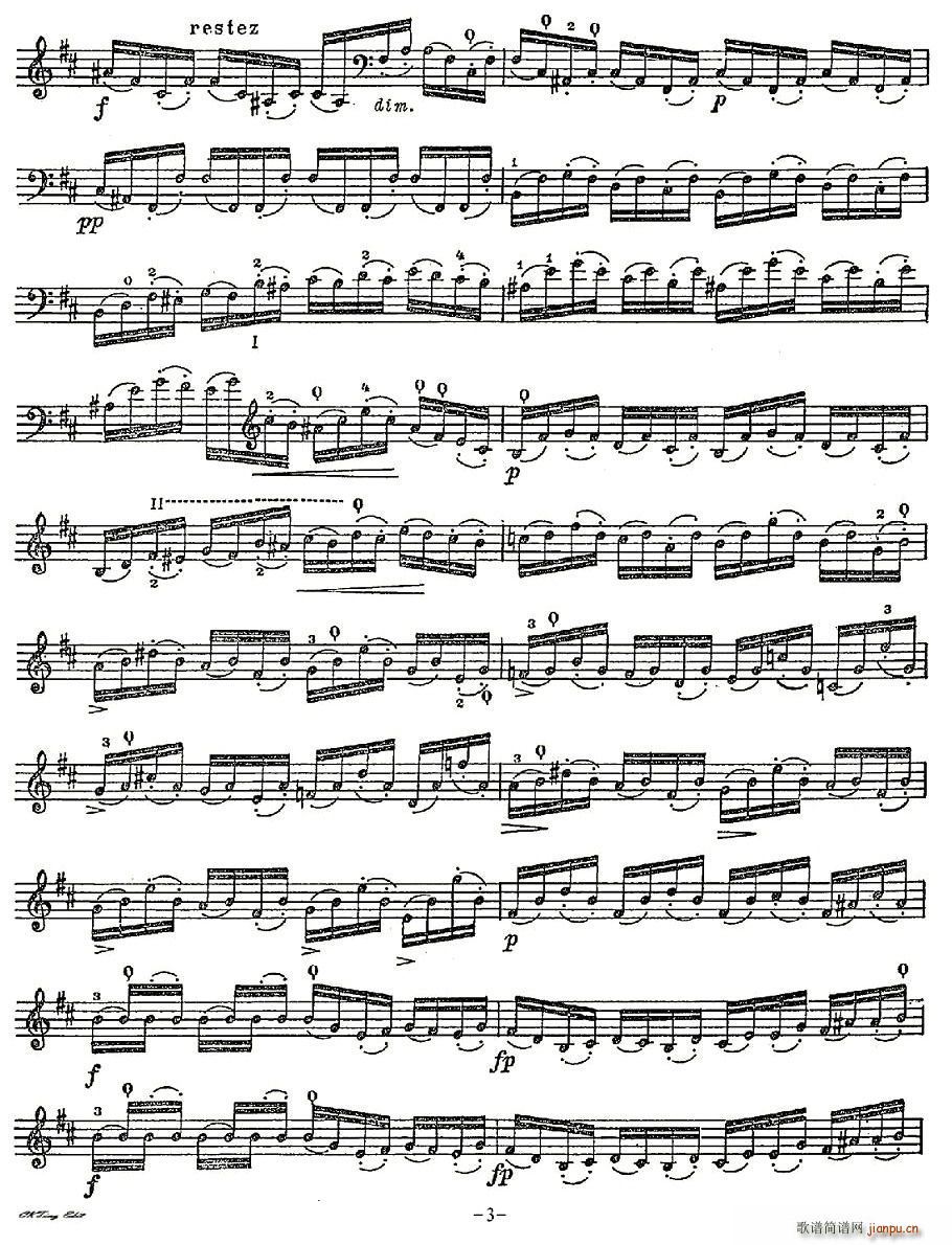 A. Piatti 12 Caprice Op.25(�������V)3