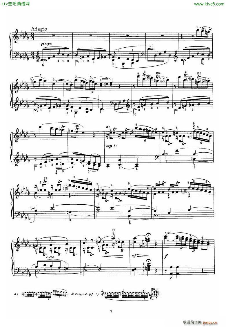 Piano Sonata No 46 in Ab(����V)7